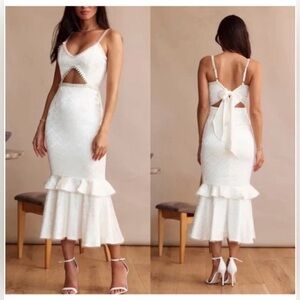 V. Chapman Luna dress in Floral Brocade